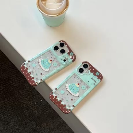 L62493 レトロプリンデザイン iPhoneケース