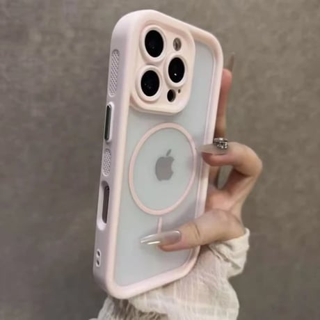 【即納商品】L62286 フレームカラーMagSafe対応iPhoneケース