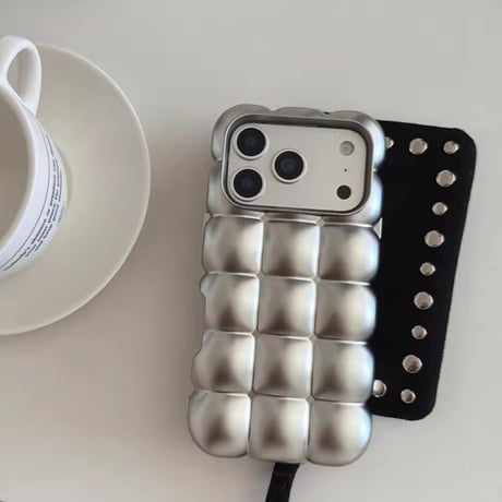 S75977 3DメタリックバブルiPhoneケース