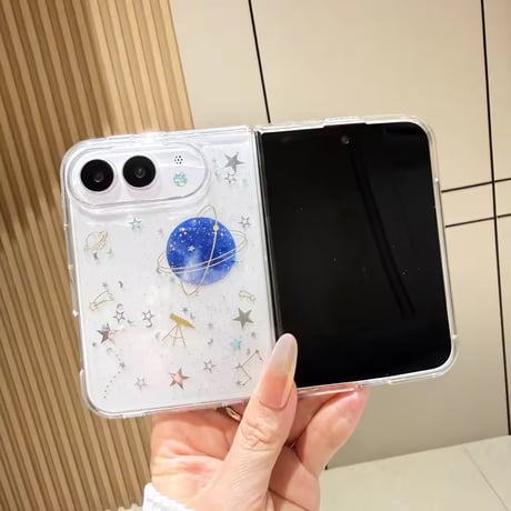 L62528 きらめきプラネットiPhoneDuoケース