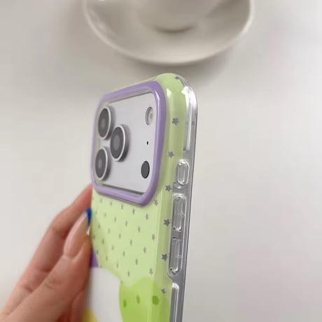 S75729 カラフルキャット iPhoneケース