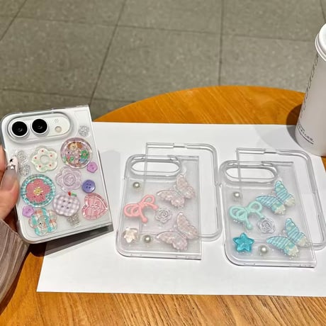 L62555 デコレーションチャームiPhoneDuoケース