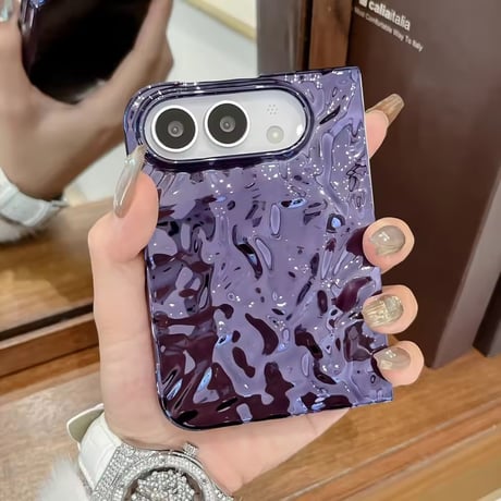S75902 メタリックウェーブiPhoneDuoケース
