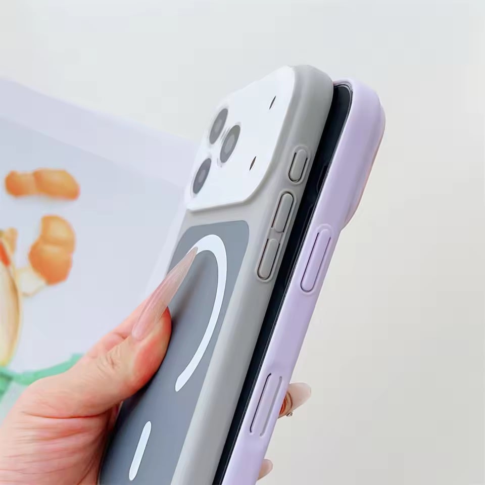 S75732 MagSafe対応 ポップカラーバイカラー iPhoneケース | nanomita