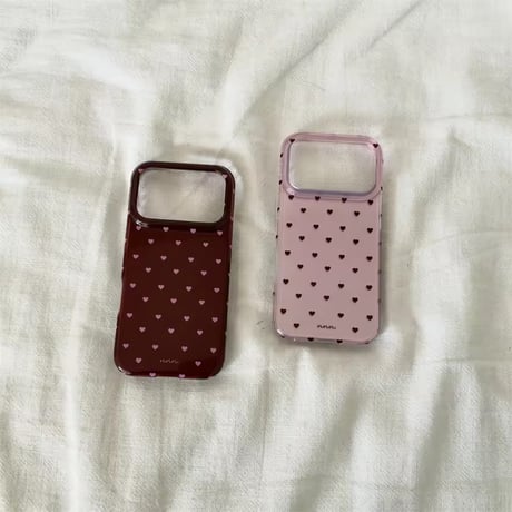 S75986 ミニハートドットiPhoneケース