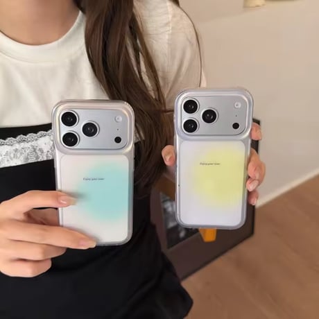 L62486 ニュアンスクリアカラー iPhoneケース