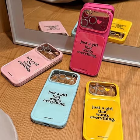 S75736 ハートアクセント メッセージ iPhoneケース