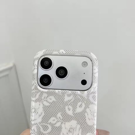 S75933 フラワーレースiPhoneケース