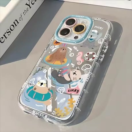 S75761 アニマルプール iPhoneケース