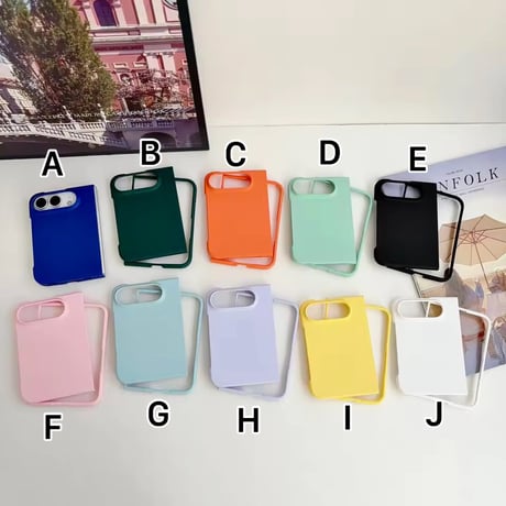 S75878 カラフルシンプルiPhoneDuoケース