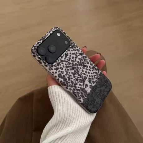 S75994 レオパードレースiPhoneケース