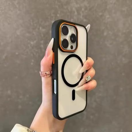 L62510 カラーフレーム MagSafe対応 iPhoneケース
