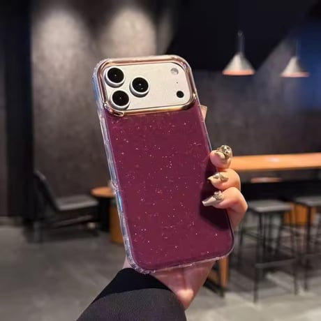 S75889 きらめきラメカラーiPhoneケース