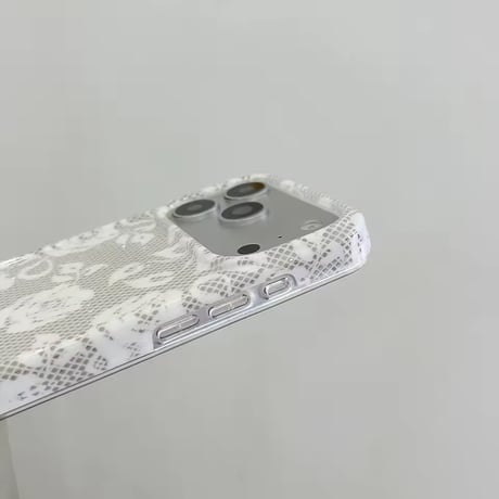S75933 フラワーレースiPhoneケース