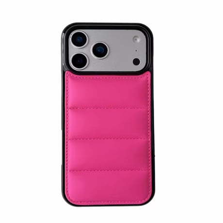 S75996 ダウン風キルティングiPhoneケース