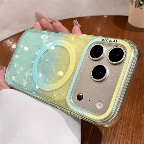 S75833 オーロラカラー MagSafe対応 iPhoneケース