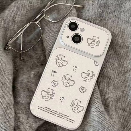 【即納商品】S75470 ハートベアiPhoneケース