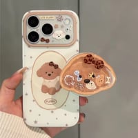 K23352 キュートパピーデコグリップiPhoneケース