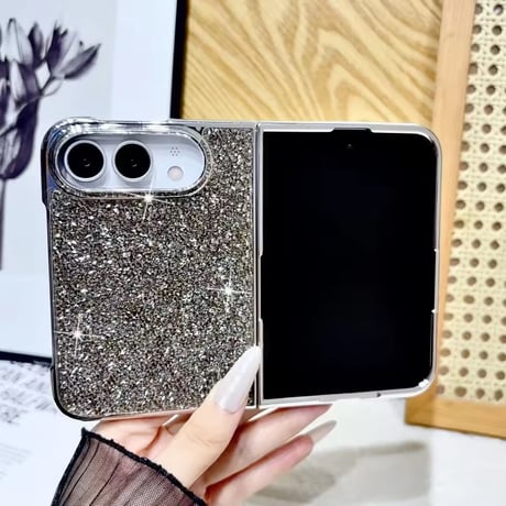 S75922 きらめきグリッターiPhoneDuoケース