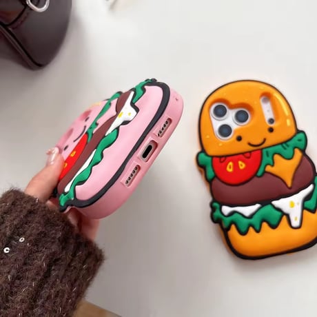S75963 スマイルバーガーiPhoneケース