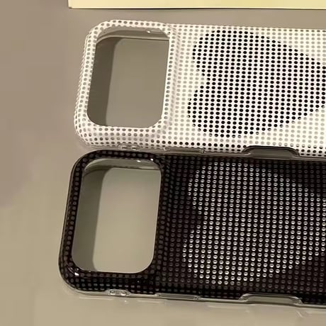 S75749 ドットハート iPhoneケース