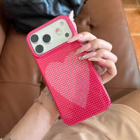 S75749 ドットハート iPhoneケース