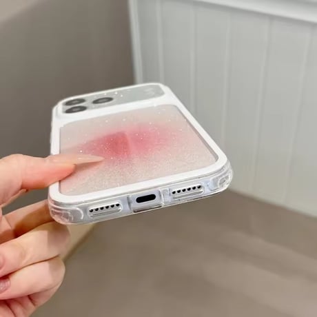 L62487 ラメニュアンスカラー iPhoneケース