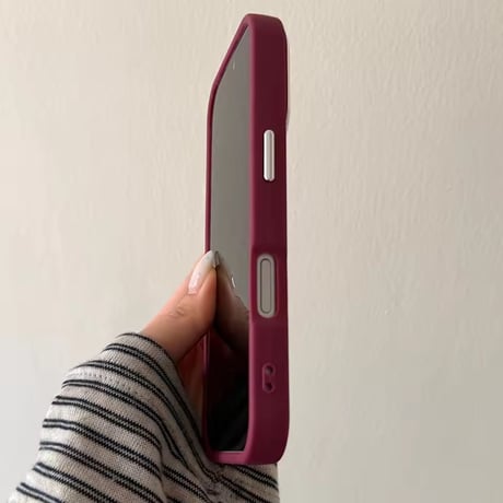 S75972 エンボスリボンフェイクレザーiPhoneケース