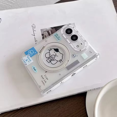K23364 アニマルリングスタンドiPhoneDuoケース