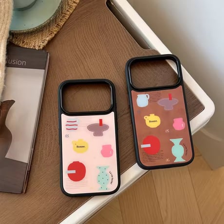 S75782 レトロポット iPhoneケース