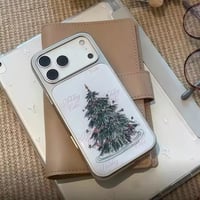 S75981 ホリデーツリーアートiPhoneケース