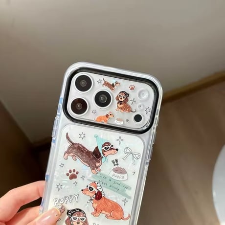 S75919 おしゃれわんこiPhoneケース