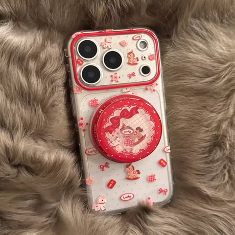 K23208     レトロトイMagSafeソケット付きクリアiPhoneケース