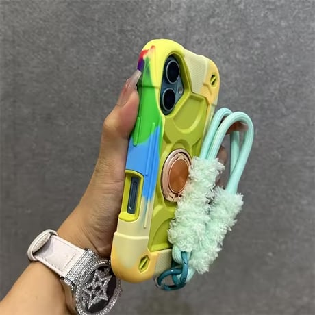 K23214 アウトドアリングストラップ付き iPhoneケース