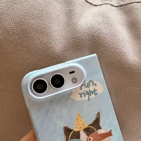 S75893 おさかなキャットiPhoneDuoケース