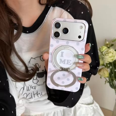 K23227 ドットリングスタンド iPhoneケース
