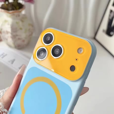 S75732 MagSafe対応 ポップカラーバイカラー iPhoneケース