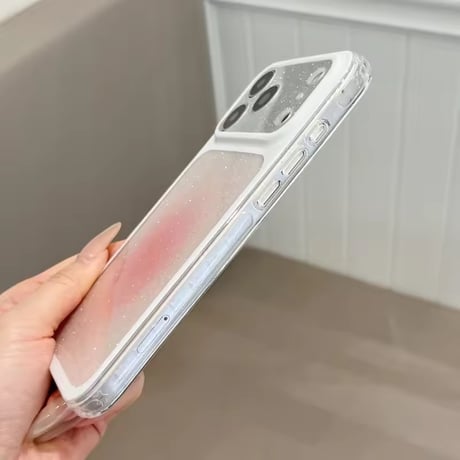 L62487 ラメニュアンスカラー iPhoneケース