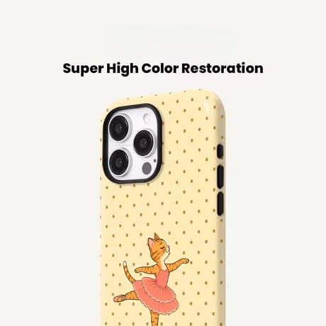 S75903 バレリーナキャットiPhoneケース