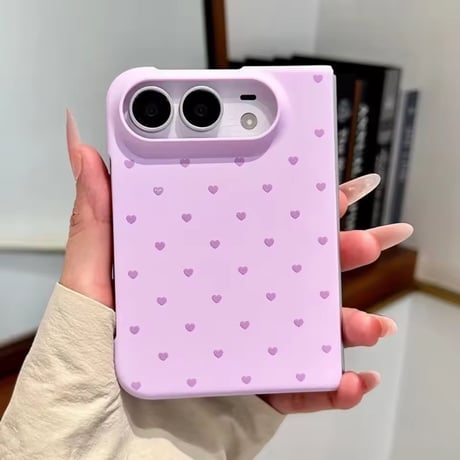 S75998 ミニハートドットiPhoneDuoケース