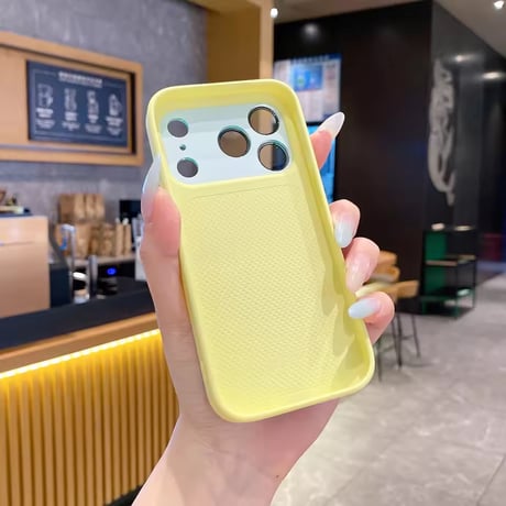 K23332 カラーブロックリングスタンドiPhoneケース