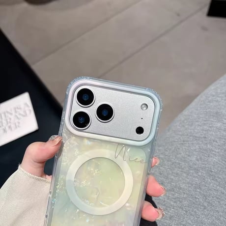 【即納商品】S75075 オーロラシェル MagSafe対応 iPhoneケース