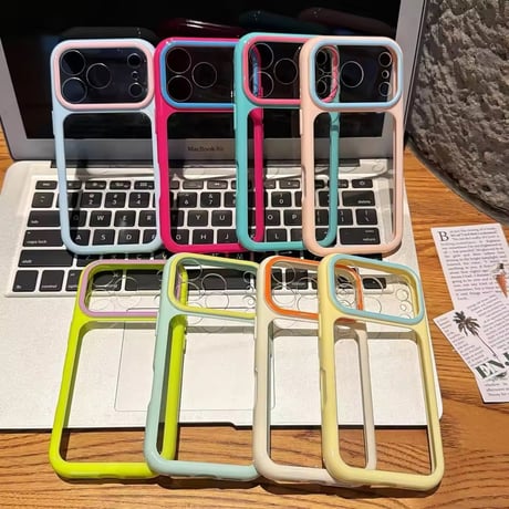 【即納商品】L62500 バイカラーフレーム iPhoneケース