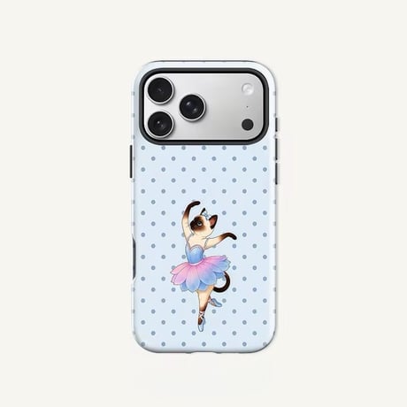 S75903 バレリーナキャットiPhoneケース