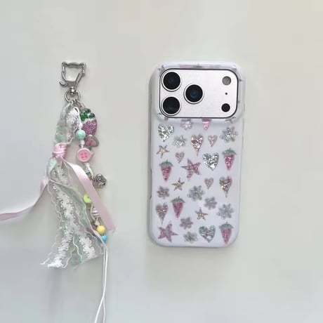 S75741 ジュエリーストロベリー iPhoneケース