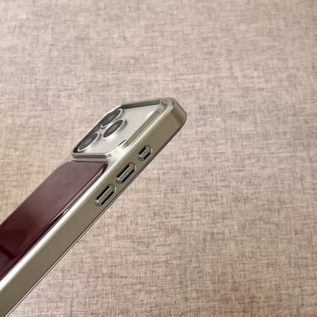 S75973 カラーパネルフレームiPhoneケース
