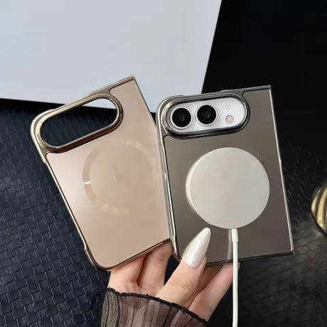 S75975 メタリックフレームMagSafe対応iPhoneDuoケース