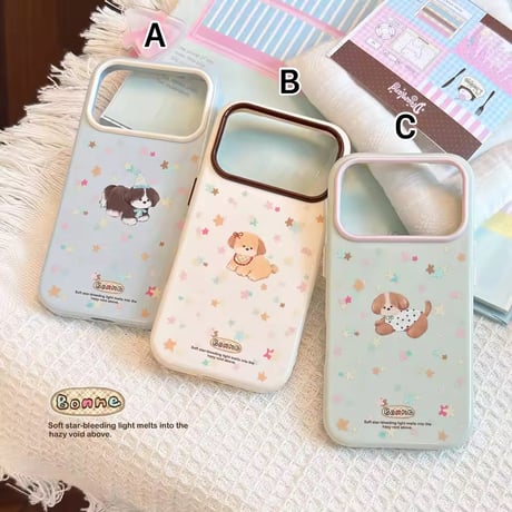 S75992 ゆめかわわんこiPhoneケース