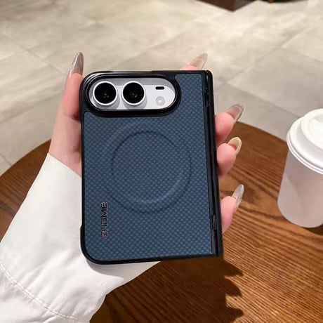 S75999 カーボンテクスチャiPhoneDuoケース
