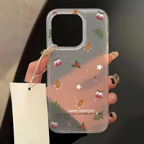 L62544 クリスマスモチーフiPhoneケース